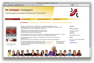 image - De Schepper Campagne website