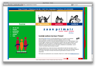 image - zaanprimair.nl website